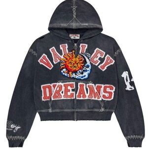 Vale Forever Sunny Zip Up Black